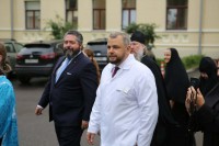 2021-08-31 The Heir of the Head of the House of Romanoff attends the consecration of the Church of St. Alexei Metropolitan of Moscow on the grounds of the St. Alexei Clinical Hospital in Moscow