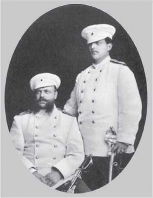 Император Александр III и его брат великий князь Владимир Александрович