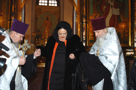 3 February 2009:  At the Church of the Intercession 