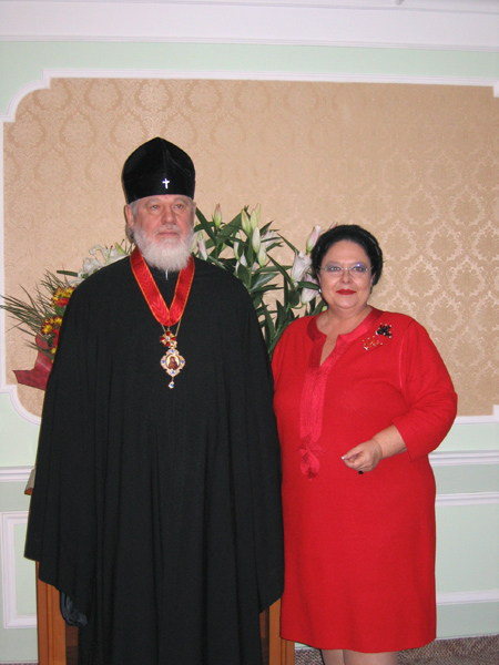 31 January 2009:  Conferring the Order of St. Anna on Archbishop Sergei of Samara