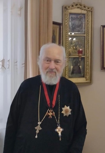 2024-09-20 Mitered Archpriest Michael Protopopov celebrates his 80th birthday