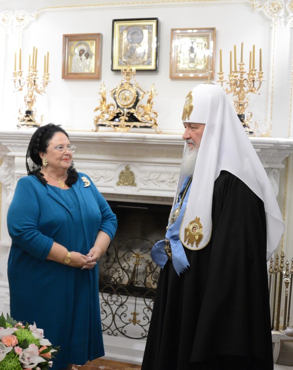 2023-12-23 His Holiness Patriarch Kirill of Moscow and All Russia Congratulates the Head of the Imperial House of Romanoff on her 70th Birthday